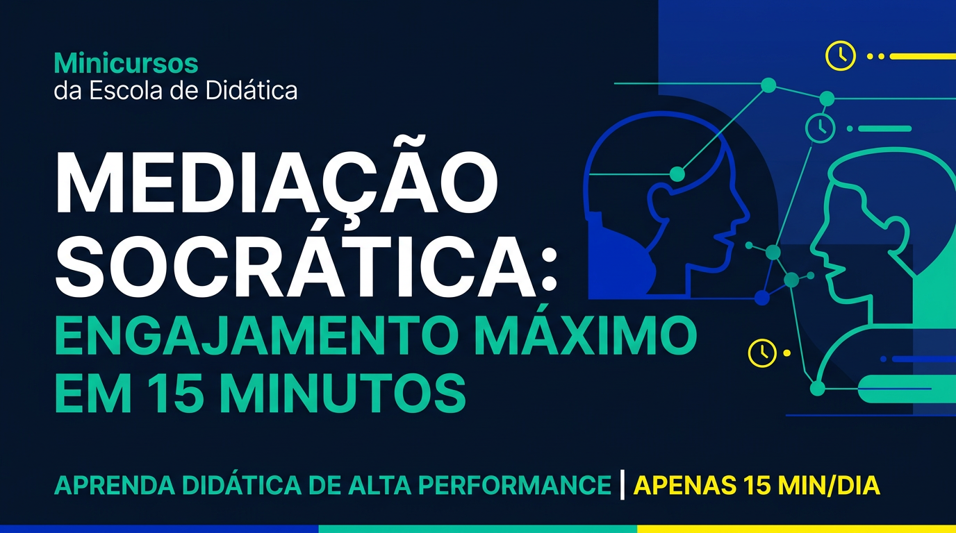 Capa de Mediação Socrática: Engajamento Máximo em 15 Minutos
